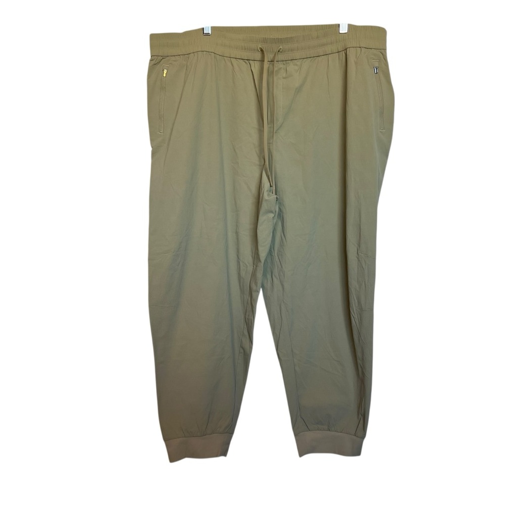 Athleta NWT 2X Trekkie North Jogger Khaki Tan Rip Stop Pant